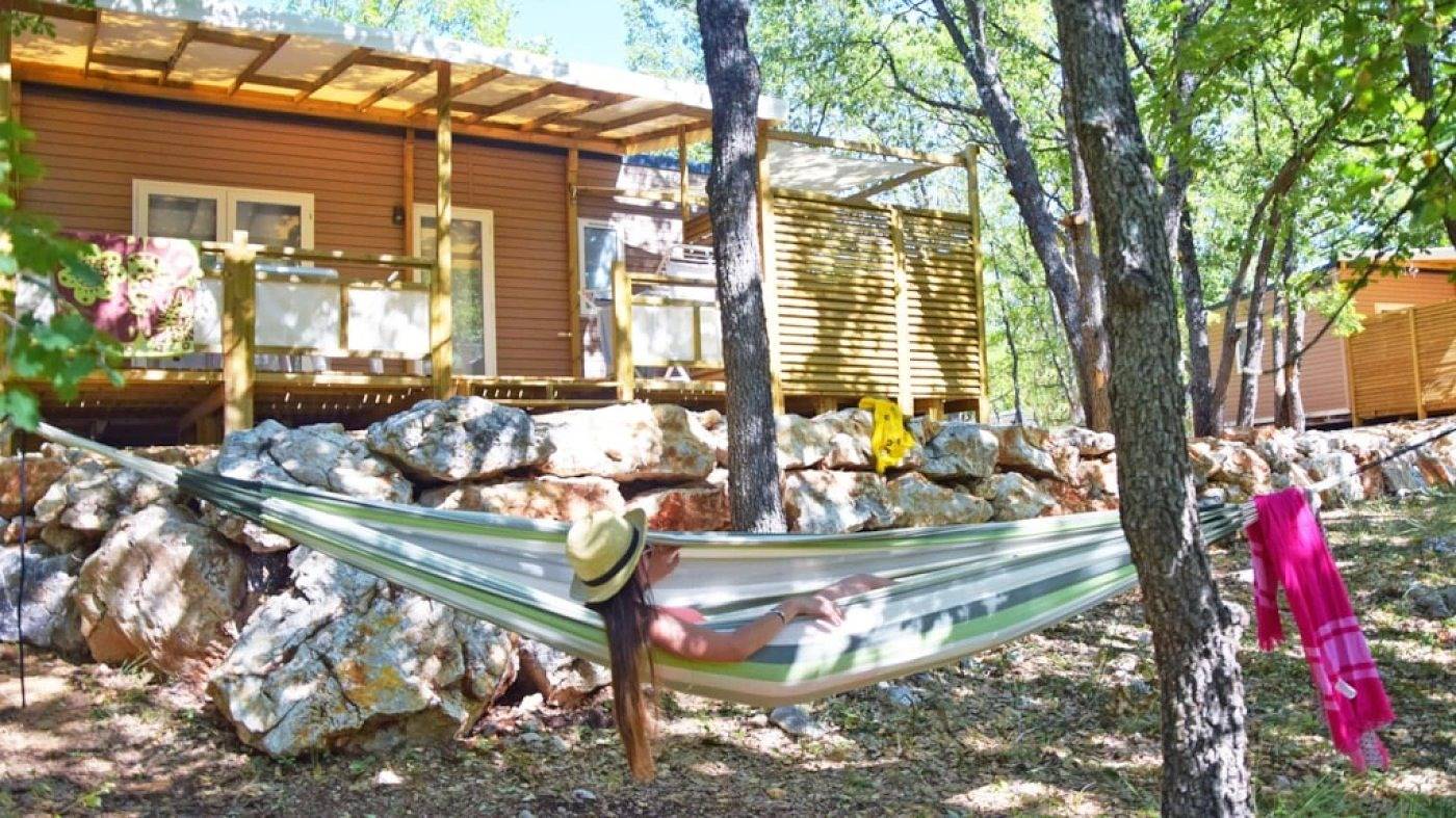 Zecamping 3* pet friendly mobil-home Tv Lv clim 32m2 6 pers in Bauduen, Brignoles Region