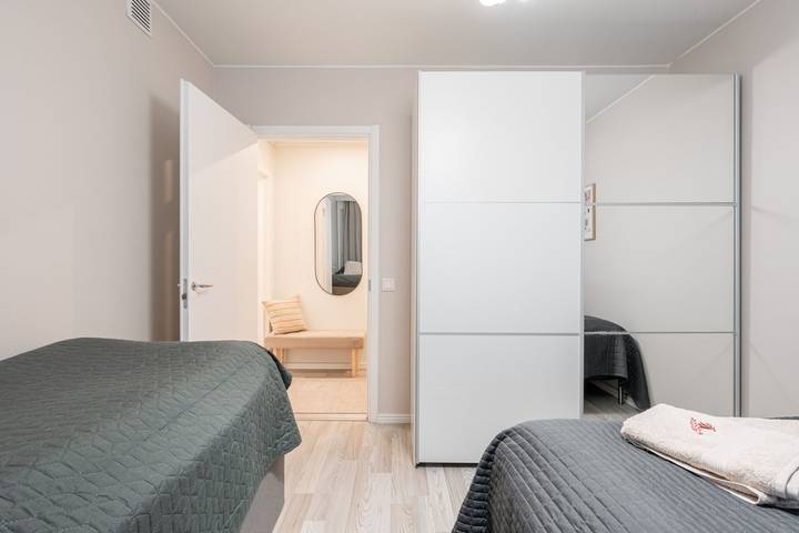 Ganze Wohnung, Modern 1Br Retreat in the Heart of Jyväskylä in Kantakaupunki, Jyväskylä