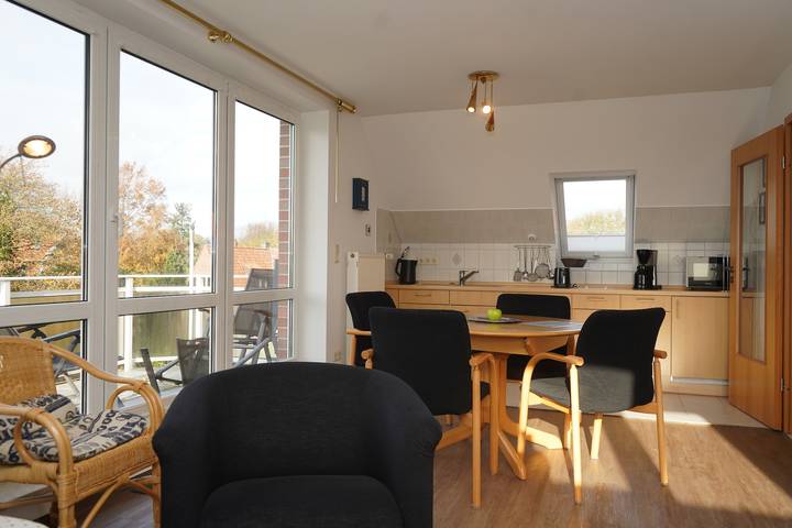 Ferienwohnung für 4 Personen, mit Balkon und Sauna