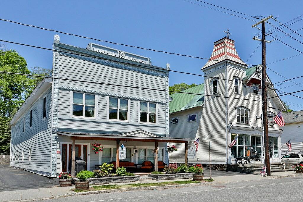 Restored Firehouse One Minute to Skiing on Main St in Windham, Windham Mountain