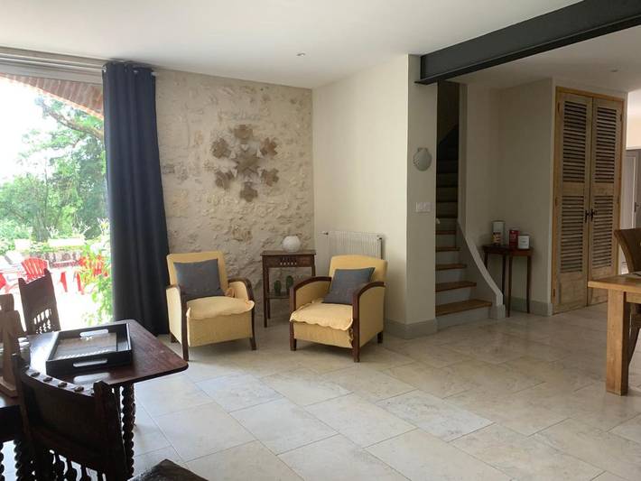 Location de vacances pour 10 personnes, avec vue sur le lac et piscine ainsi que jardin et vue à Marmande - 3