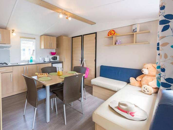 Mobil home pour 4 personnes, avec bassin pour enfant, animaux acceptés à Guérande - 4
