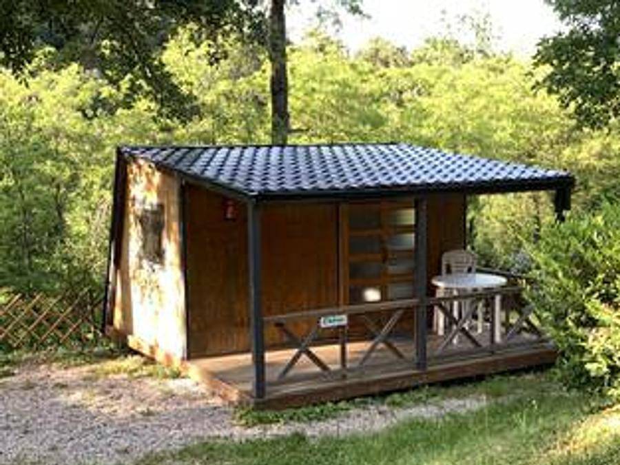 Camping Iserand Calme et Nature - Chalet 2 personen - Camp'Nature+ ohne Sanitäranlagen 20m² in Vion, Tournon-sur-Rhône und Umgebung