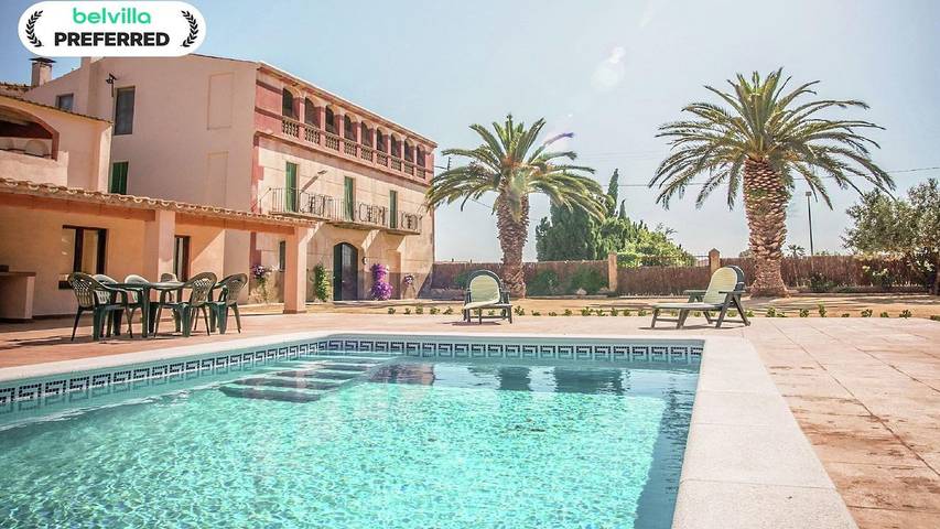 Vakantiehuis voor 10 personen, met tuin en zwembad in Sant Pere Pescador