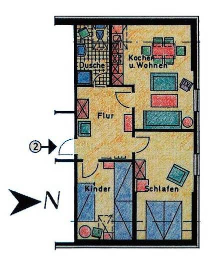 Ganze Ferienwohnung, Mohnblume Nr.2 in Hinrichsdorf (Fehmarn), Fehmarn
