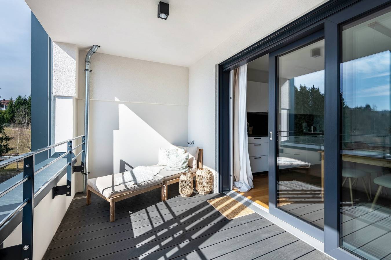 Ganze Wohnung, Apartment 'Bei Stefanie' mit Bergblick, Balkon und Wlan in Bad Kötzting, Ostbayern