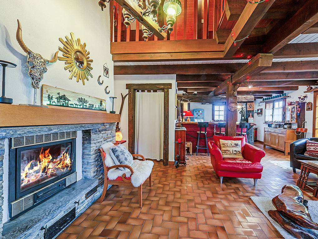 Casa de vacaciones para 7 personas con terraza in La Tzoumaz, Riddes