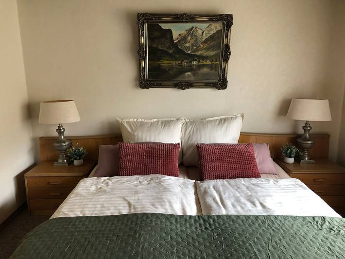 Ferienwohnung für 2 Personen, mit Garten und Balkon, mit Haustier