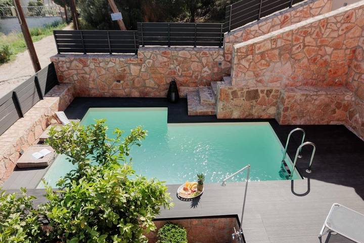 Ferienwohnung für 6 Personen, mit Pool und Garten