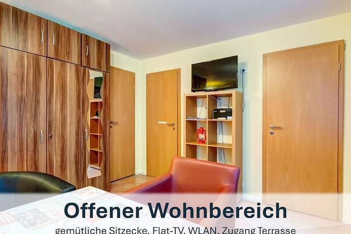 Bungalow für 3 Personen, mit Terrasse und Garten in Korswandt