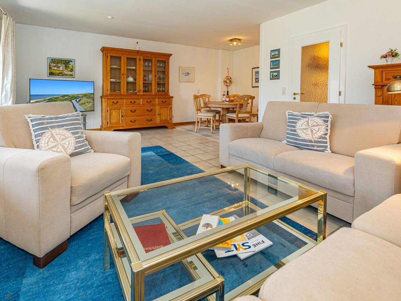 Ganze Ferienwohnung, Rüm hart - Großzügige Ferienwohnung Rüm hart auf Sylt mit Terrasse für max. 5 Personen. in Keitum, Sylt (Gemeinde)