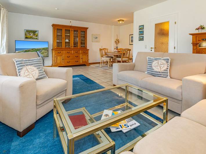 Ganze Ferienwohnung, Rüm hart - Großzügige Ferienwohnung Rüm hart auf Sylt mit Terrasse für max. 5 Personen. in Keitum, Sylt (Gemeinde)