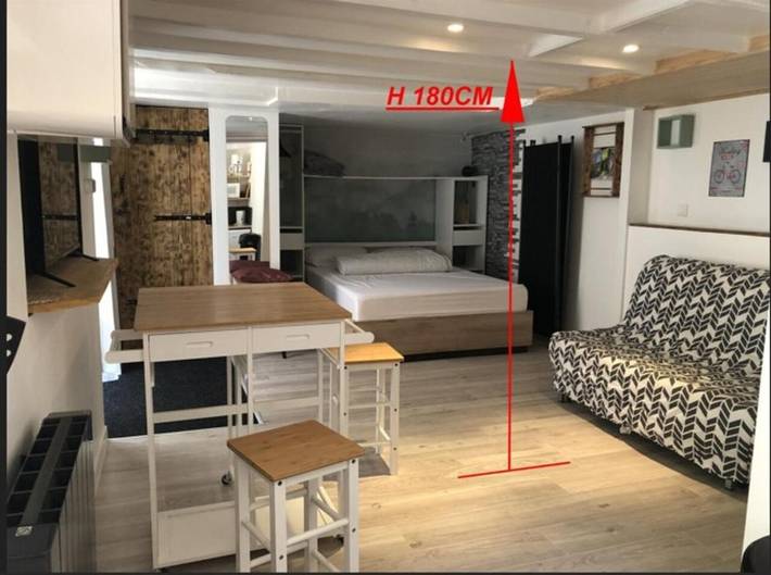 Location de vacances pour 3 personnes, avec Terrasse à Vaugneray - 2