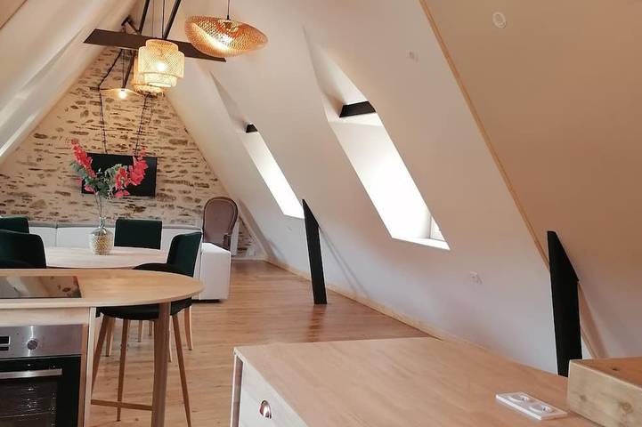 Appartement de vacances pour 6 personnes, avec jardin et terrasse