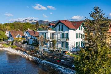Gîte pour 6 personnes, avec jardin ainsi que vue sur le lac et vue à Maxilly-sur-Léman
