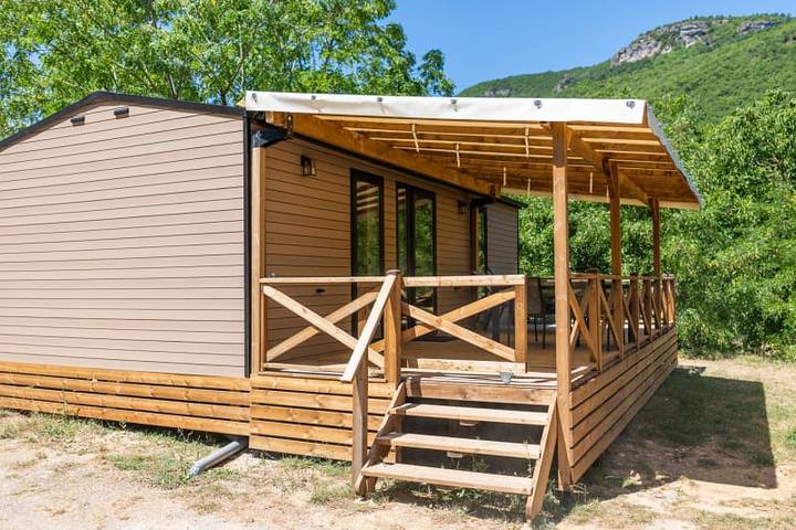 Caravana para 4 personas, con balcón/terraza además de sauna y terraza - 1