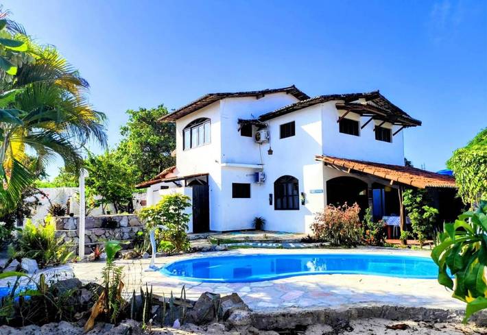Casas e apartamentos de temporada para 4 pessoas, com vista e jardim e ainda terraço and piscina em Tibau do Sul
