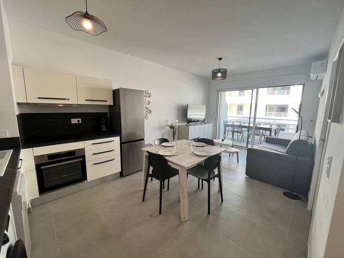 Ferienwohnung für 4 Personen, mit Terrasse in Valras-Plage - 3