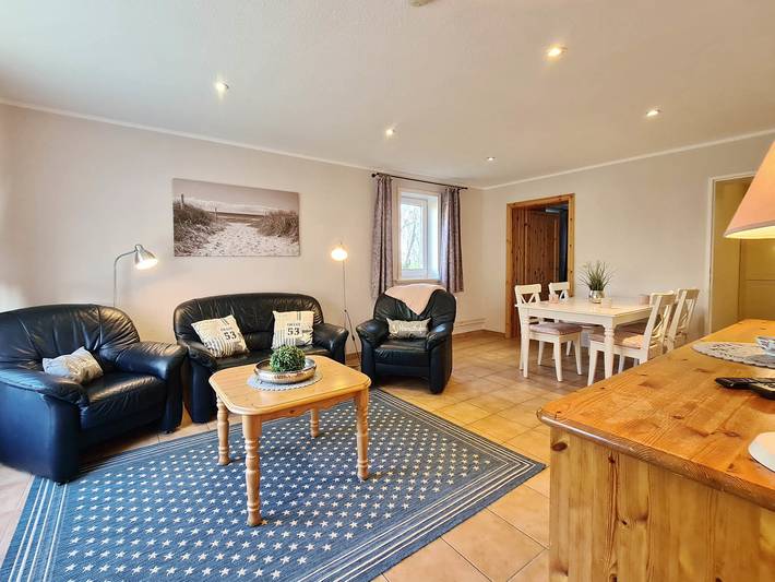 Ferienwohnung für 4 Personen, mit Terrasse und Garten