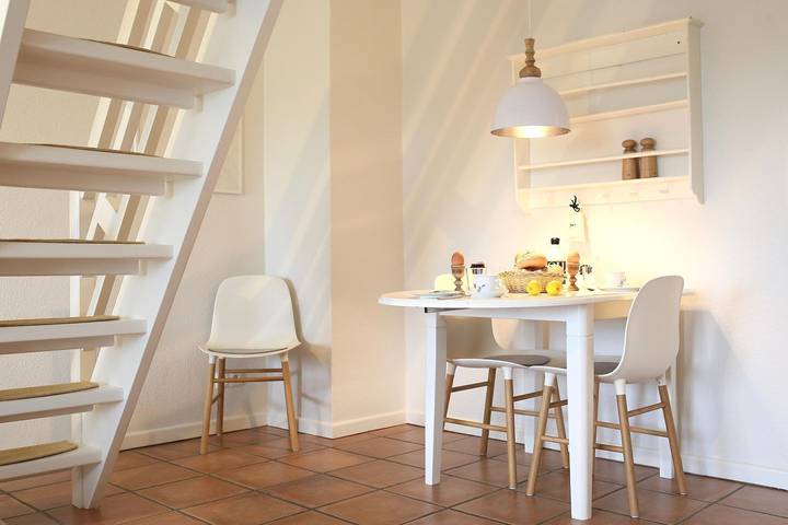 Ganze Wohnung, Stilvolle Ferienwohnung "Südfall" im Bauernhausgiebel in Reußenköge, Nordfriesland