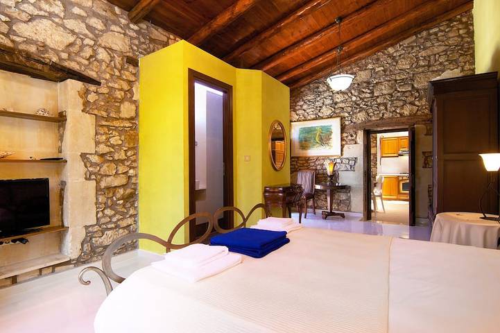 Blue Paradise Villa mit Pool und Jacuzzi für 5 Personen in Tzannakiana, Rethymno und Umgebung