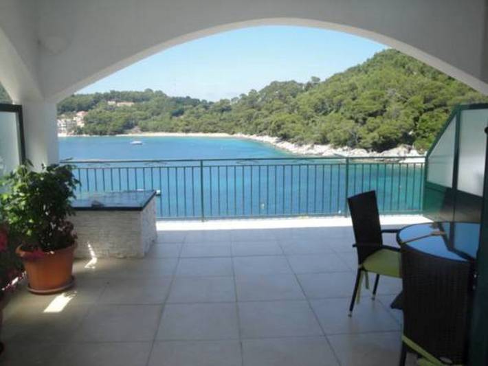Studio für 3 Personen, mit Meerblick und Balkon in Mljet