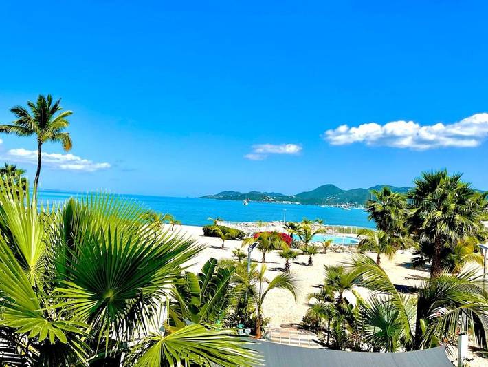 Villa für 4 Personen, mit Ausblick und Garten sowie Kinderpool und Pool in St. Martin