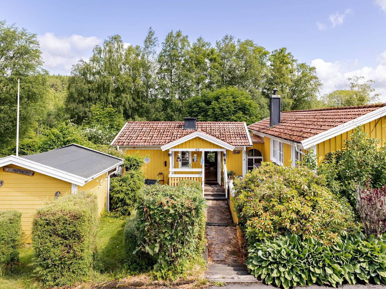 Hus för 6 Personer, med terass samt bastu och trädgård, med husdjur