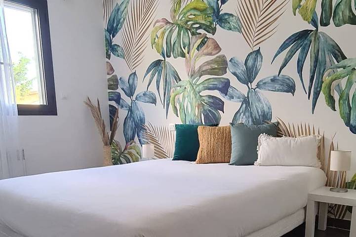 Appartement de vacances pour 4 personnes, avec jardin