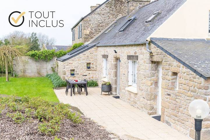Maison de campagne pour 5 personnes, avec terrasse et jardin à Plouarzel