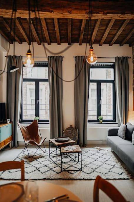 Appartement de vacances pour 5 personnes, avec terrasse à Huy