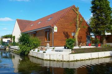 Gîte pour 7 personnes, avec jardin et terrasse, animaux acceptés dans Marais de Clairmarais