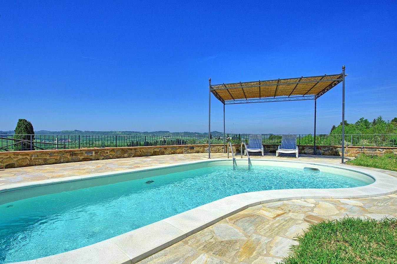 Villa für 4 Personen mit Balkon in Castelfiorentino, Florenz Provinz