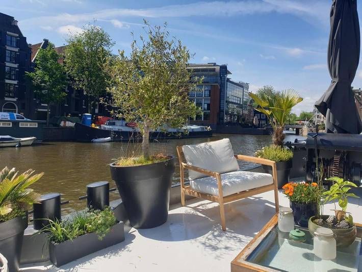 Boot für 4 Personen, mit Seeblick und Ausblick sowie Balkon in Amsterdam