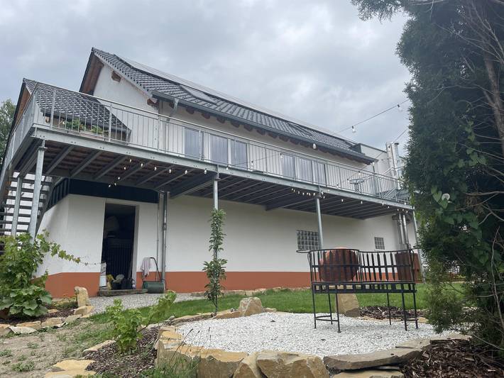 Ferienwohnung für 3 Personen, mit Garten und Balkon, kinderfreundlich - 1