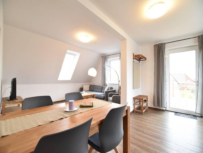 Ferienwohnung für 2 Personen, mit Balkon/Terrasse und Balkon sowie Terrasse in Weitendorf-Hof - 2