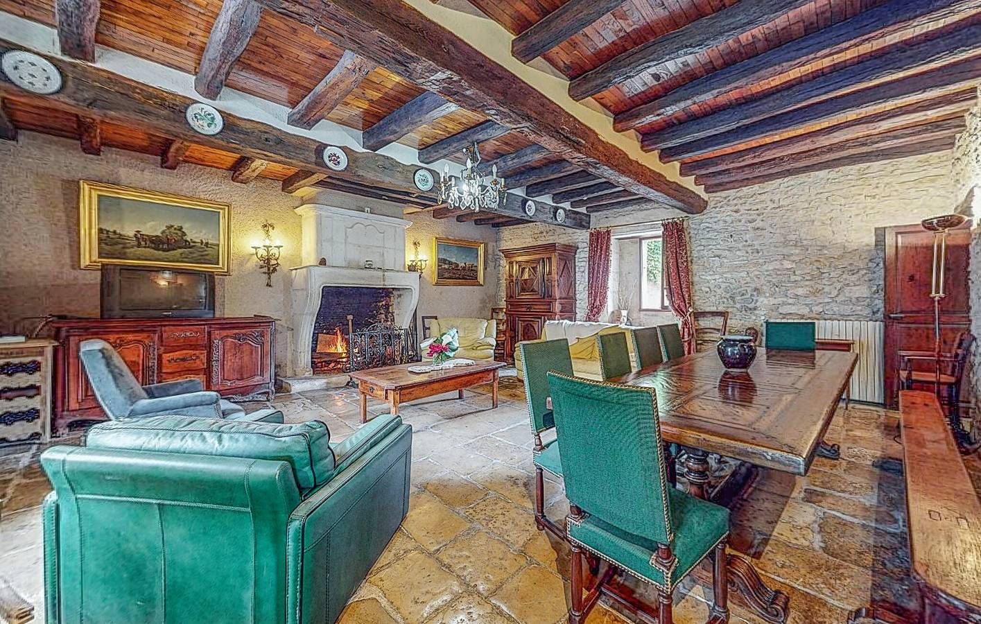 Appartement confortable avec piscine et TV à 1,5 km de Couhé in Couhé, Vienne (France)