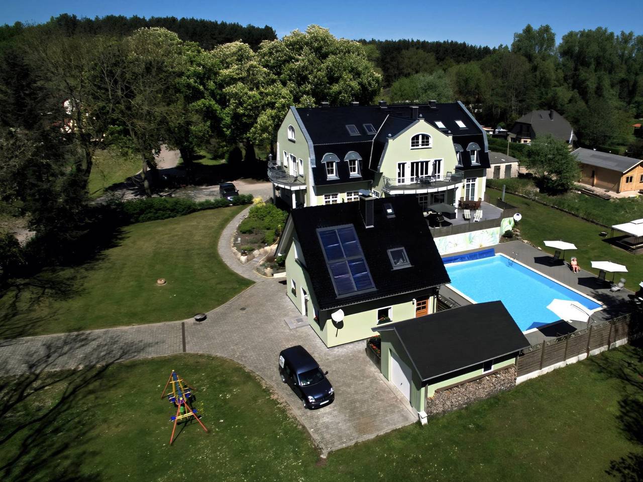 Ganze Ferienwohnung, Gutshaus Fewo Polarstern - 5 Polarstern in Garz/Rügen, Bergen auf Rügen und Umgebung