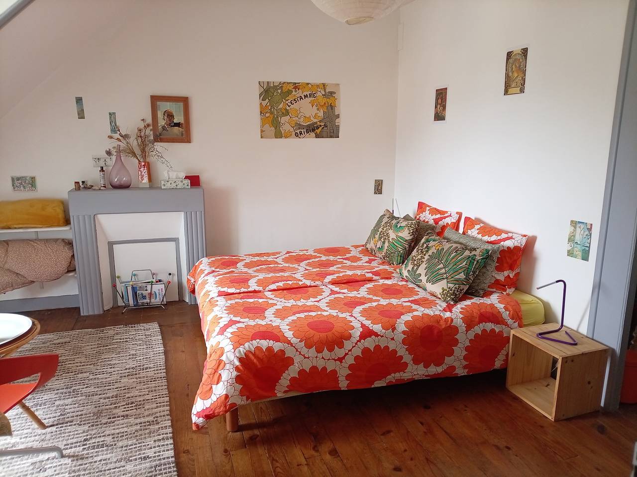 Sea, Countryside in the City Center – Rooms 1+2 in Douarnenez, Quimper region