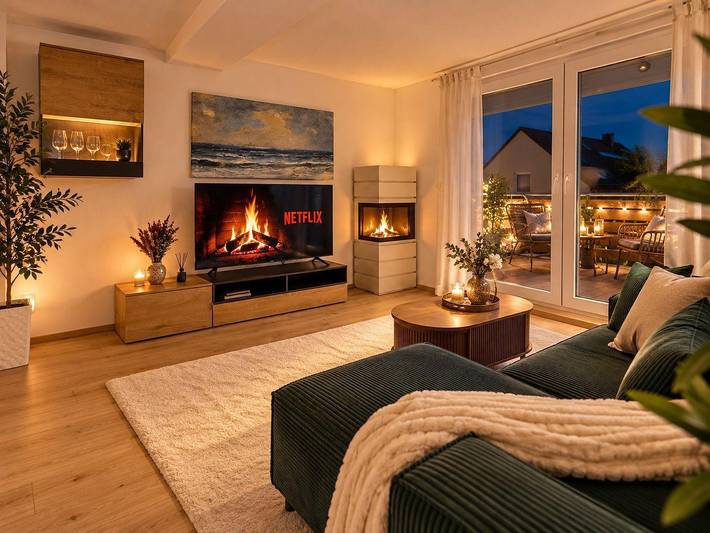 Ferienwohnung für 4 Personen, mit Balkon in Oestrich-Winkel