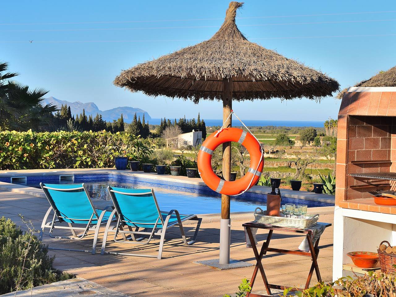 Rustikales Chalet in Santa Margalida mit Pool und Wlan in Santa Margalida, Mallorca Norden