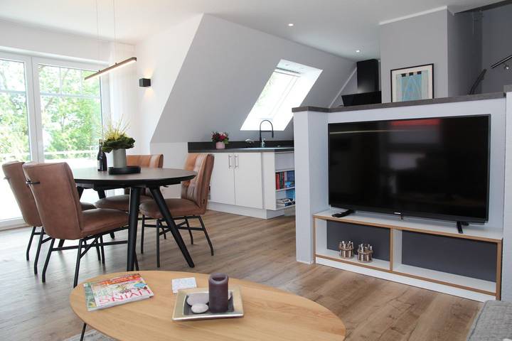 Ferienwohnung für 4 Personen, mit Balkon und Ausblick in Eilsum - 3