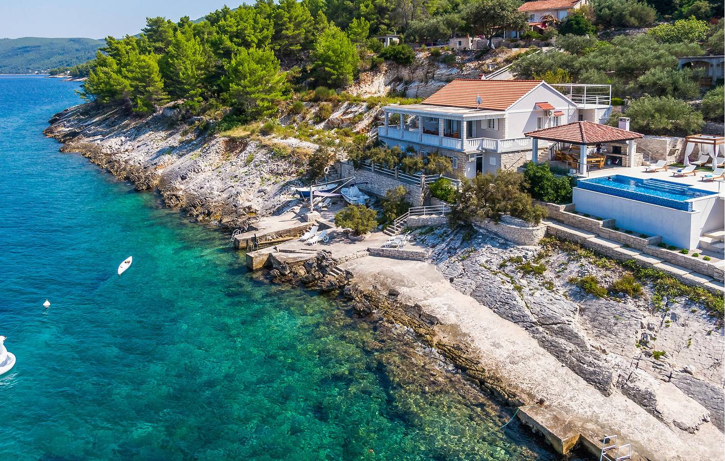 Ferienhaus für 10 Personen mit Terrasse in Blato, Korcula