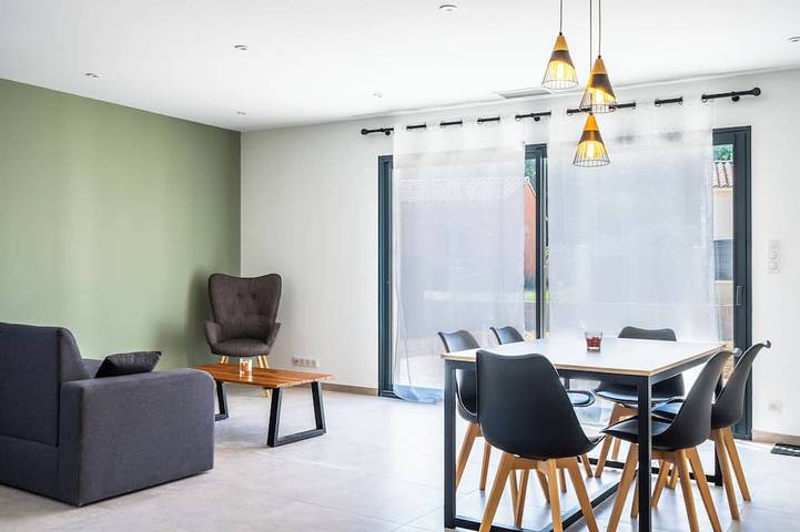 Villa pour 8 personnes, avec jardin