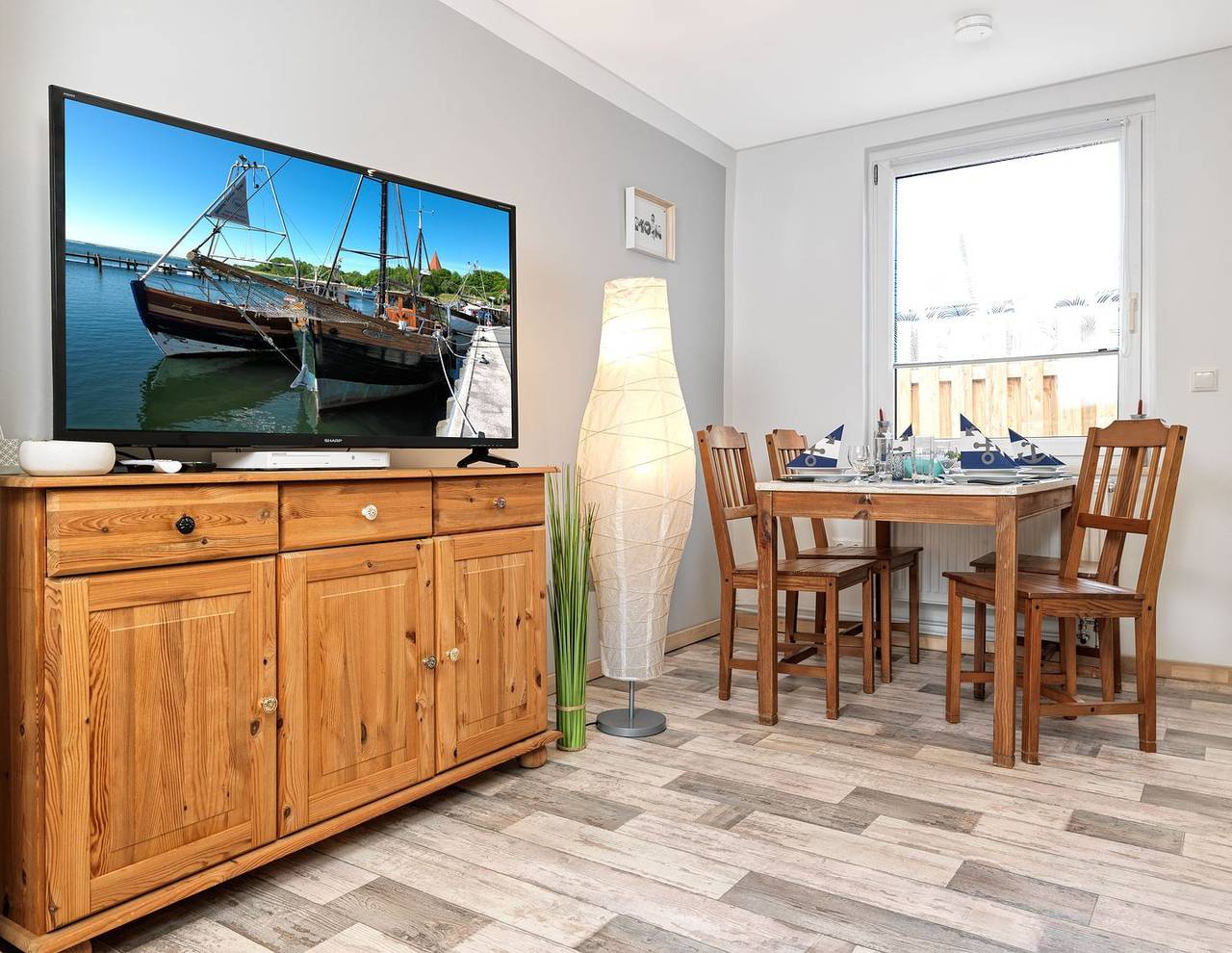 Ganze Wohnung, App. Inselbude - Kleine moderne Ferienwohnung im Hause der Eigentümer mit separatem Zugang. in Kirchdorf (Poel), Nordwestmecklenburg (Wismar und Umgebung)