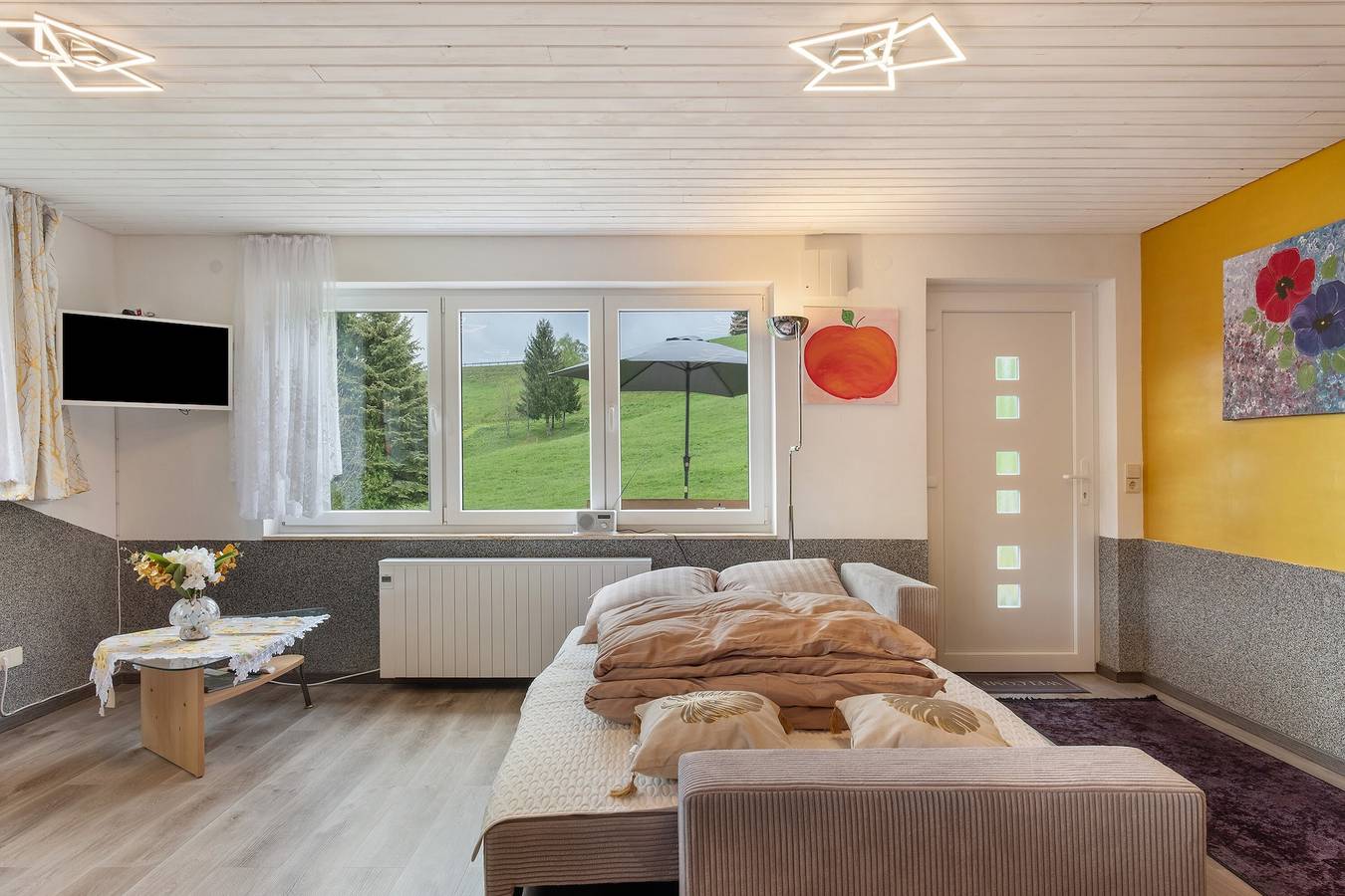 Ganze Wohnung, Ferienwohnung 'Im Grünen' mit Bergblick, Privatem Garten und Wi-Fi in Hofsgrund, Oberried