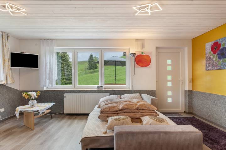 Ganze Wohnung, Ferienwohnung 'Im Grünen' mit Bergblick, Privatem Garten und Wi-Fi in Hofsgrund, Oberried