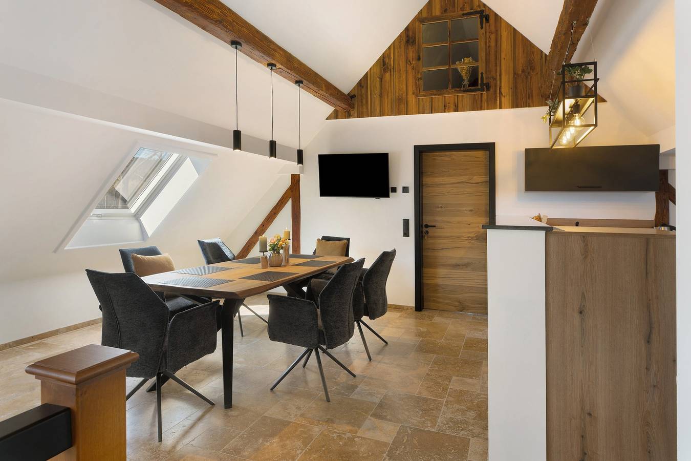Vogtlandstadl – Chalet en Vogtland con vistas al lago y a las montañas, moderno y cómodo in Bad Brambach, Chemnitz (region)