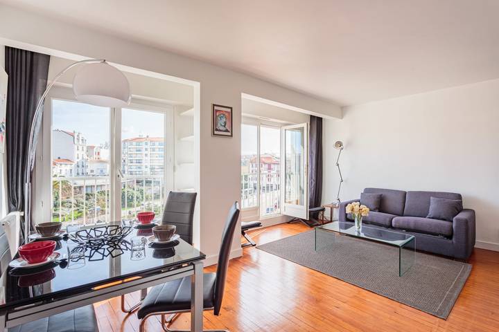 Gîte pour 5 personnes, avec balcon, animaux acceptés dans Grande Plage (Biarritz) - 4