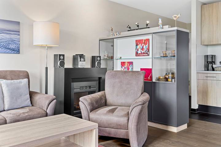Ferienwohnung für 4 Personen, mit Sauna und Ausblick sowie Balkon an der Wurster Nordseeküste - 4